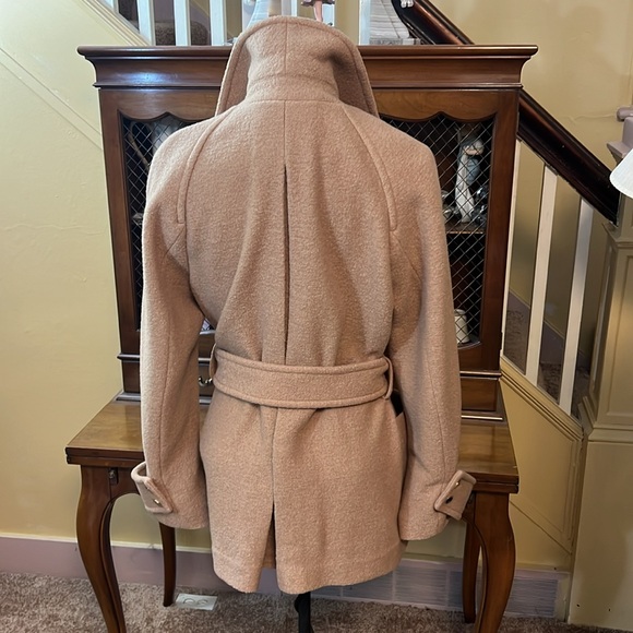 Veronica Beard NWT 100% Wool Camel Bjorn Belted 3 Button Coat. Size XL. NWT - Picture 8 of 16